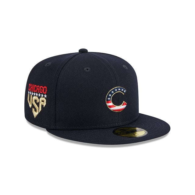59Fifty Chicago Cubs 4th of July Onfield x New Era Navy - Black UV