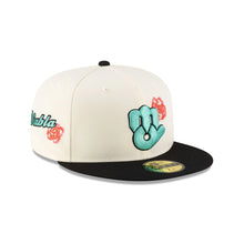 Load image into Gallery viewer, 59Fifty LMB x NEWERAMX Diablos del Mexico 2T Roses Chrome/Black - Mint UV
