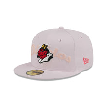 Load image into Gallery viewer, 59Fifty LMB x NEWERAMX Diablos del Mexico Wordmark Pink - Coral UV
