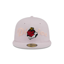 Load image into Gallery viewer, 59Fifty LMB x NEWERAMX Diablos del Mexico Wordmark Pink - Coral UV
