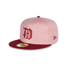 Load image into Gallery viewer, 59Fifty Diablos Rojos del Mexico x Roji Liga Mexicana de Beisbol Pink/Red- Black UV
