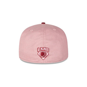 59Fifty Diablos Rojos del Mexico x Roji Liga Mexicana de Beisbol Pink/Red- Black UV