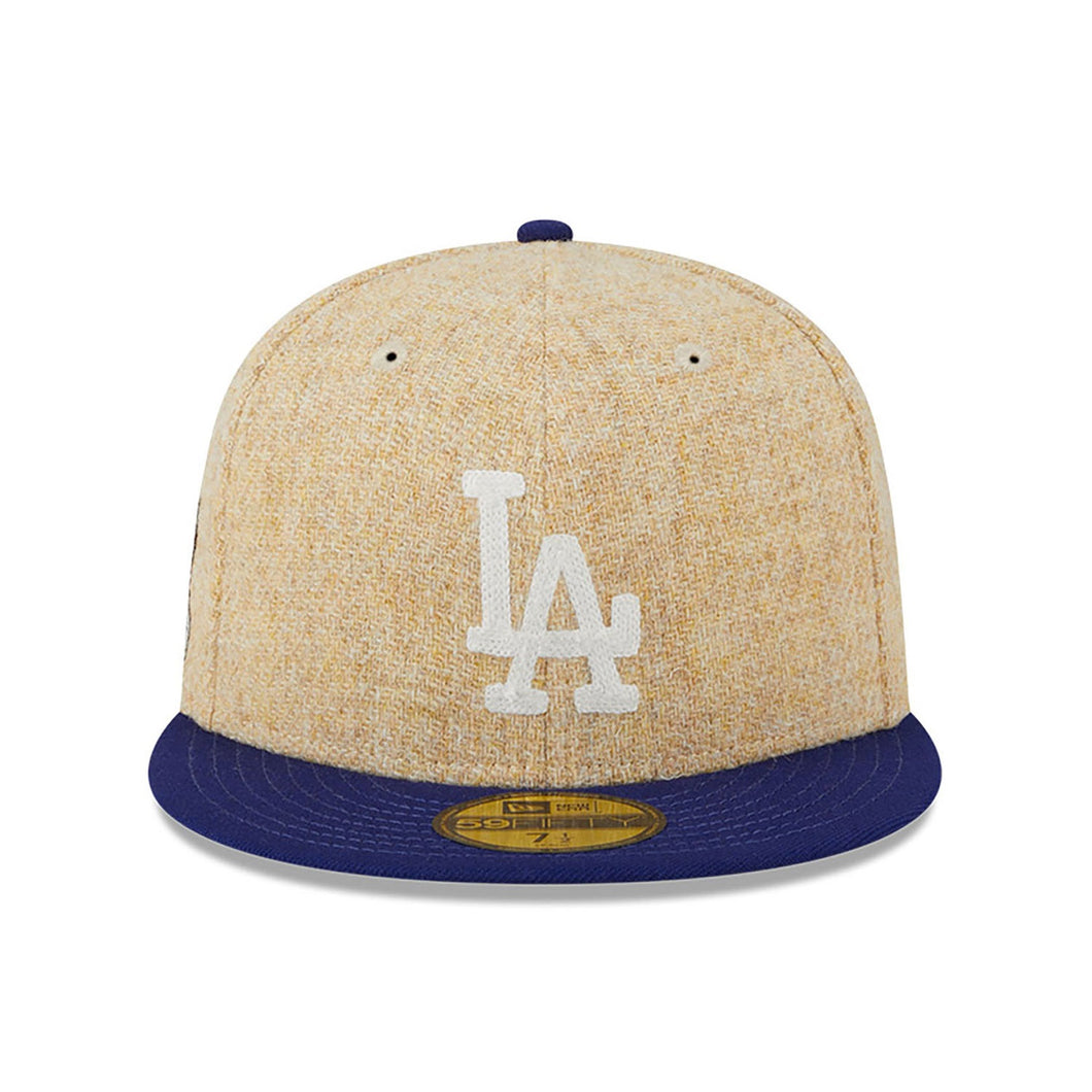 59Fifty Los Angeles Dodgers Harris Tweed Beige/Royal - Grey UV
