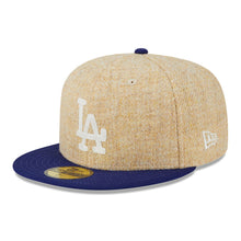 Load image into Gallery viewer, 59Fifty Los Angeles Dodgers Harris Tweed Beige/Royal - Grey UV
