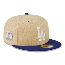 Load image into Gallery viewer, 59Fifty Los Angeles Dodgers Harris Tweed Beige/Royal - Grey UV
