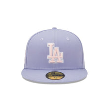 Load image into Gallery viewer, 59Fifty Los Angeles Dodgers 75th World Series Lavender - Pink UV
