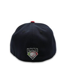 Load image into Gallery viewer, 59Fifty Sultanes de Monterrey Liga Mexicana 2-Tone Navy/Scarlet - Grey UV
