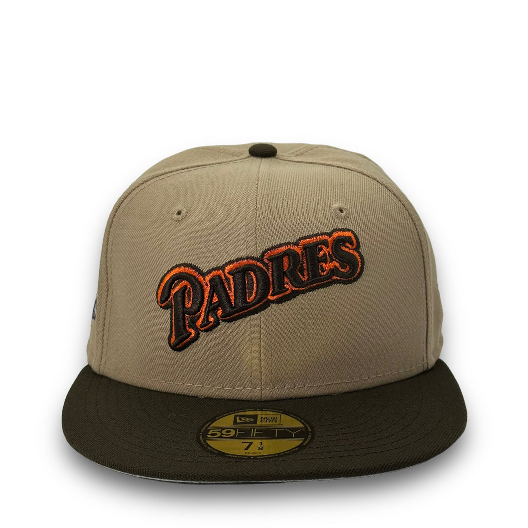 59Fifty San Diego Padres Hump Day 1.0 40th Anniversary 2-Tone Camel/Brown - Grey UV