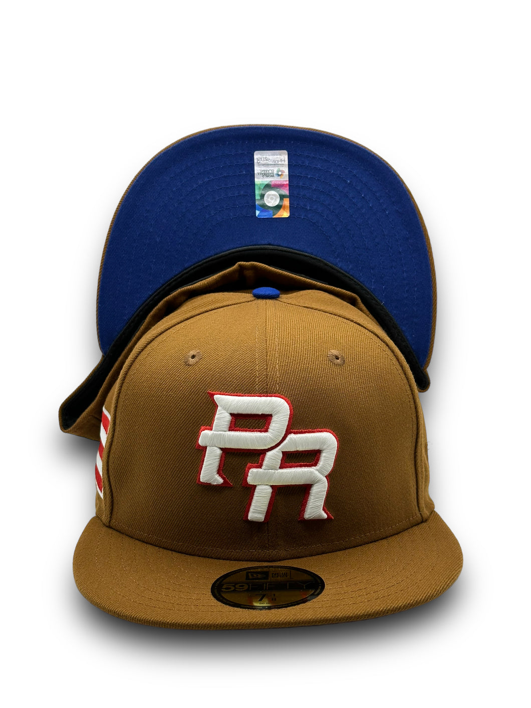 59Fifty Puerto Rico World Baseball Classic Toasted Peanut - Royal UV