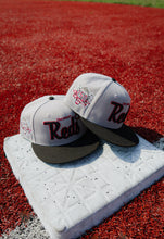 Load image into Gallery viewer, 59Fifty Cincinnatti Reds 150th Anniversary by 2-Tone Grey/Black - Green UV
