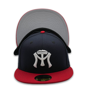 59Fifty Sultanes de Monterrey Liga Mexicana 2-Tone Navy/Scarlet - Grey UV