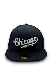 Load image into Gallery viewer, 59Fifty Chicago Cubs 1932 World Series Navy by @KJGRAND - Green UV
