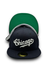 Load image into Gallery viewer, 59Fifty Chicago Cubs 1932 World Series Navy by @KJGRAND - Green UV

