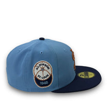 Load image into Gallery viewer, 59Fifty Yote x Burdeens 2.0 St. Louis Cardinals 1948 ASG 2-Tone - Grey Blue UV

