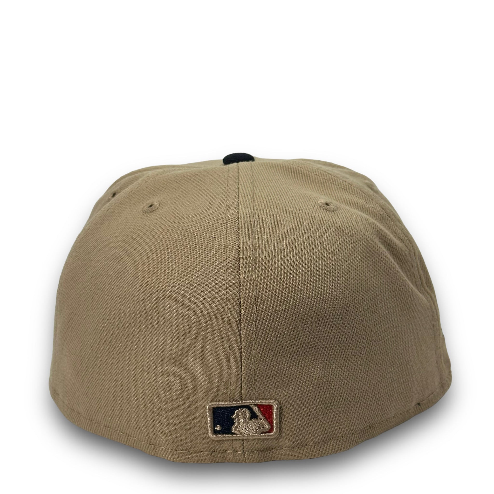 59FIFTY Atlanta Braves Hump Day 1.0 2021 World Series Champions 2-Tone Camel/Navy - Grey UV 7 3/8