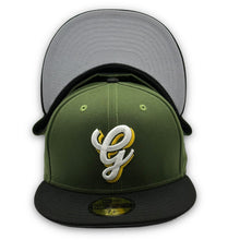 Load image into Gallery viewer, 59Fifty Generales de Durango Liga Mexicana de Beisbol 2-Tone Rifle Green/Black - Grey UV
