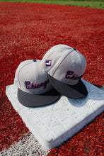 Load image into Gallery viewer, 59Fifty Chicago White Sox &quot;Chicago&quot; Script 2-Tone Grey/Navy - Green UV
