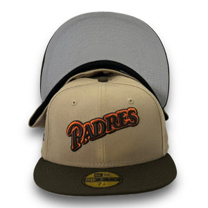 59Fifty San Diego Padres Hump Day 1.0 40th Anniversary 2-Tone Camel/Brown - Grey UV