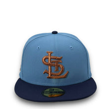 Load image into Gallery viewer, 59Fifty Yote x Burdeens 2.0 St. Louis Cardinals 1948 ASG 2-Tone - Grey Blue UV
