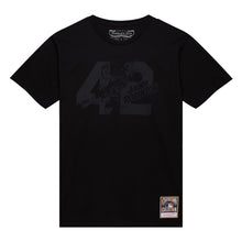 Load image into Gallery viewer, Mitchell &amp; Ness Brooklyn Dodgers Jackie Robinson Sliding 42 T-Shirt - Black
