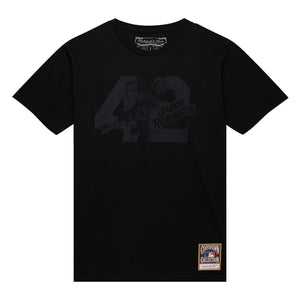 Mitchell & Ness Brooklyn Dodgers Jackie Robinson Sliding 42 T-Shirt - Black