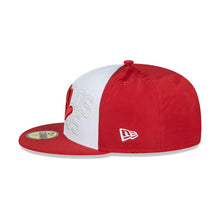 Load image into Gallery viewer, 59Fifty Diablos Rojos del Mexico Liga Mexicana de Beisbol White Front Panel - Black UV
