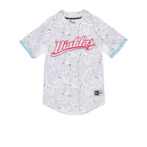 2024 LMB Diablos Rojos Del Mexico All Over Print Game Jersey - AOP