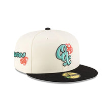 Load image into Gallery viewer, 59Fifty LMB x NEWERAMX Guerreros de Oaxaca 2T Roses Chrome/Black - Mint UV
