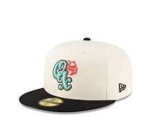 Load image into Gallery viewer, 59Fifty LMB x NEWERAMX Guerreros de Oaxaca 2T Roses Chrome/Black - Mint UV
