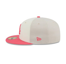 Load image into Gallery viewer, 59Fifty LMB x NEWERAMX Guerreros de Oaxaca 3T &quot;Coral&quot; Stone/Chrome/Coral - Black UV
