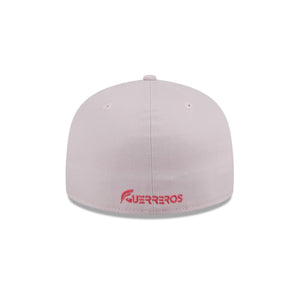 59Fifty LMB x NEWERAMX Guerreros de Oaxaca Wordmark Pink - Coral UV