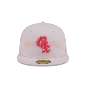 59Fifty LMB x NEWERAMX Guerreros de Oaxaca Wordmark Pink - Coral UV