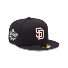 Load image into Gallery viewer, 59Fifty San Diego Padres x New Era Navy 1998 World Series - Pink UV
