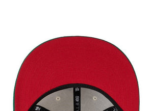 59Fifty 2020 Serie Del Caribe Retro Mexico "M" 2-Tone Chrome/Dk Green - Red UV