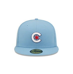 59Fifty Chicago Cubs City Connect ALT 1 Sky Blue - Black UV