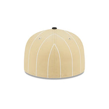 Load image into Gallery viewer, 59Fifty Day Chicago White Sox x New Era 2-Tone Tan Pinstripe/Black - Green UV
