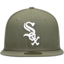 Load image into Gallery viewer, 59Fifty Chicago White Sox MLB Basic New Olive/White Logo - Grey UV
