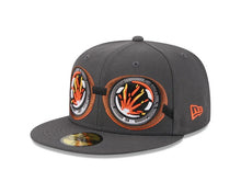 Load image into Gallery viewer, 59Fifty On Field MiLB Theme Night Lehigh Valley &quot;Steel Workers&quot; (Iron Pigs) Graphite/Black  - Grey UV
