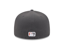 Load image into Gallery viewer, 59Fifty On Field MiLB Theme Night Lehigh Valley &quot;Steel Workers&quot; (Iron Pigs) Graphite/Black  - Grey UV
