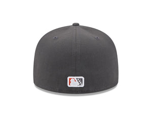 59Fifty On Field MiLB Theme Night Lehigh Valley "Steel Workers" (Iron Pigs) Graphite/Black  - Grey UV
