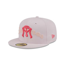 Load image into Gallery viewer, 59Fifty LMB x NEWERAMX Sultanes de Monterrey Wordmark Pink - Coral UV

