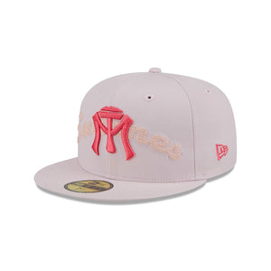 59Fifty LMB x NEWERAMX Sultanes de Monterrey Wordmark Pink - Coral UV