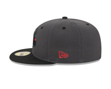 Load image into Gallery viewer, 59Fifty On Field MiLB Theme Night Lehigh Valley &quot;Traffic&quot; (Iron Pigs) Graphite/Black  - Grey UV
