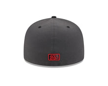 Load image into Gallery viewer, 59Fifty On Field MiLB Theme Night Lehigh Valley &quot;Traffic&quot; (Iron Pigs) Graphite/Black  - Grey UV
