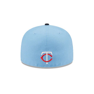 59Fifty Minnesota Twins Powder Blues 2-Tone Light Blue/Navy- Green UV