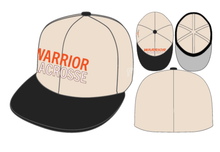 Load image into Gallery viewer, **PRE-ORDER ARRIVES LATE JANUARY 2025** 59Fifty Warriors Lacrosse 2-Tone Chrome/Black - Grey UV
