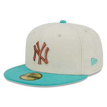 Load image into Gallery viewer, 59Fifty New York Yankees City Icon 2-Tone White/Teal - Gray UV
