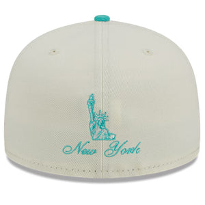 59Fifty New York Yankees City Icon 2-Tone White/Teal - Gray UV