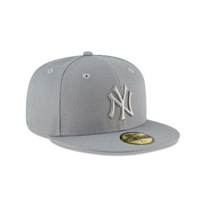 59Fifty New York Yankees MLB Basic Storm Grey - Grey UV