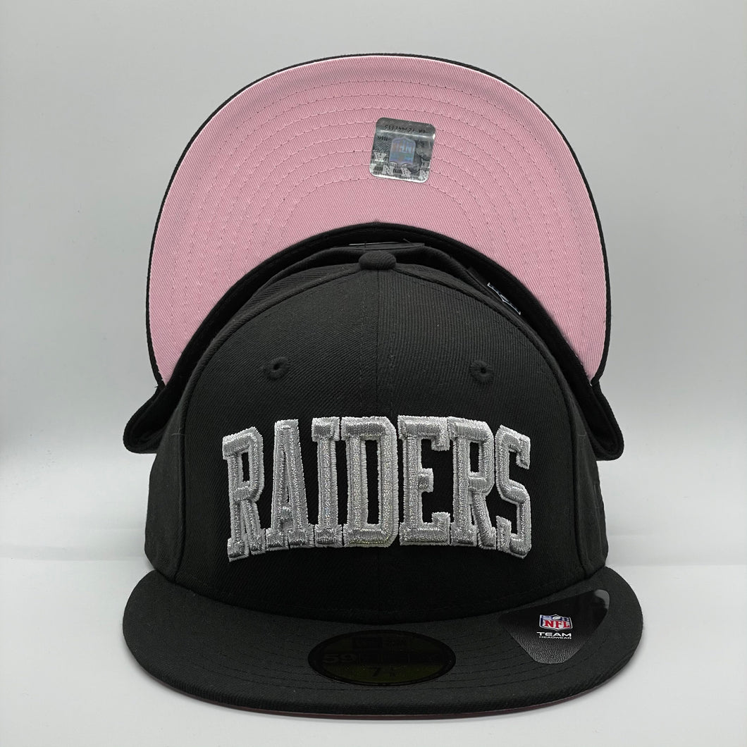 59Fifty NFL Las Vegas Raiders Block Black - Pink UV
